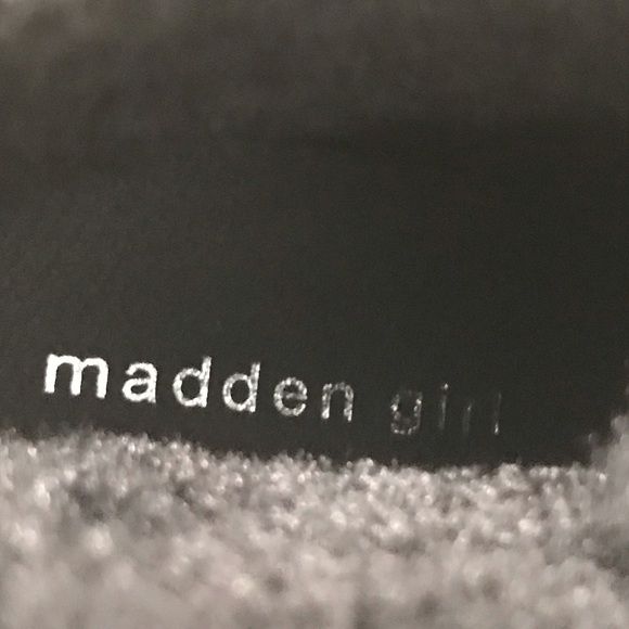 Madden Girl Faux Fur Suede Boot w White Sole - Picture 7 of 8